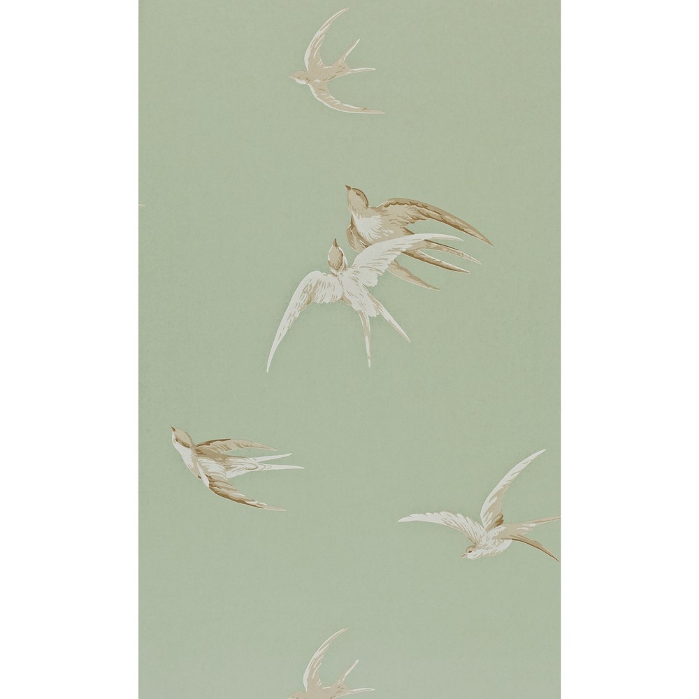 Swallows Wallpaper 102 by Sanderson in Pebble Beige